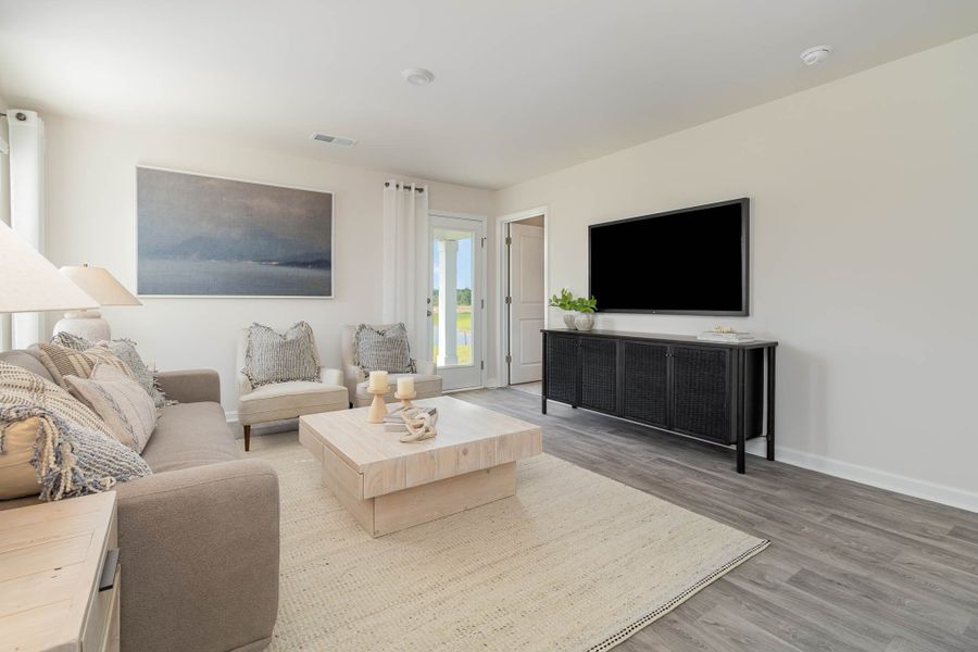 Representative furnished interior of a home built from the HELENA by D.R. Horton in Jordanville Farms, Galivants Ferry (Image 19).