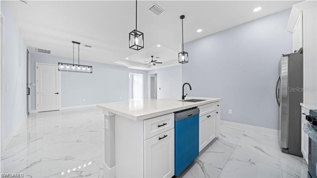 Furnished interior view inside a new home in , Lehigh Acres (Image 8).