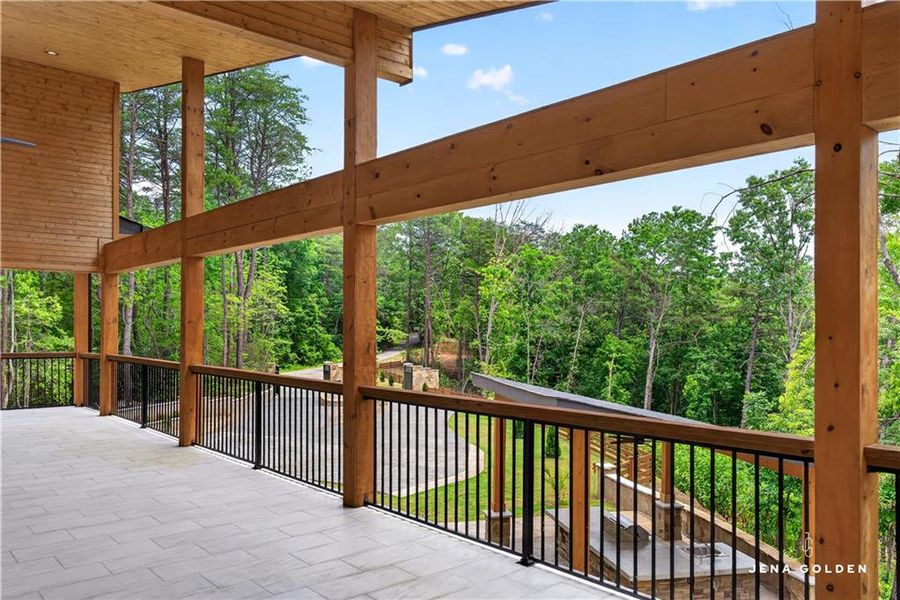 Exterior details and patio area of a home in , Dahlonega (Image 24).