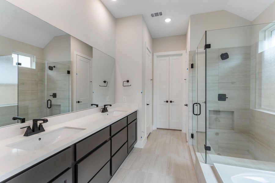 Furnished interior view inside a new home in , The Woodlands (Image 10).