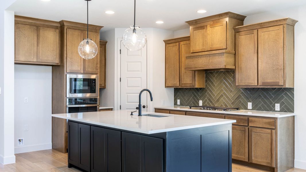 Furnished interior view inside a new home in Parkside On The River, Georgetown (Image 4).