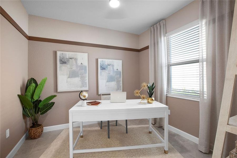Furnished interior view inside a new home in Lennar at Turnleaf, Punta Gorda (Image 12).