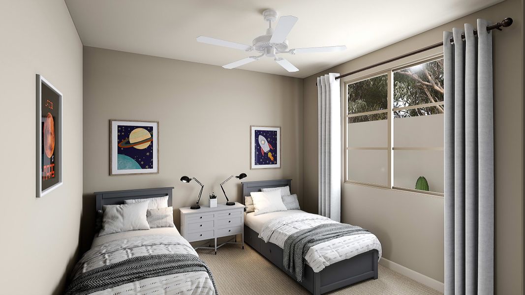 Representative furnished interior of a home built from the Vineyard Plan 3004 by Tri Pointe Homes in Waterston Central, Gilbert (Image 7).