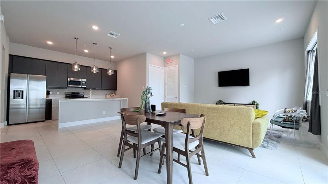 Furnished interior view inside a new home in , Reunion (Image 9).