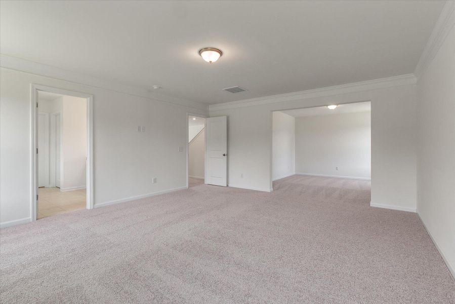 Spacious, unfurnished interior of a new home in Parker's Preserve, Ridgeville (Image 32).