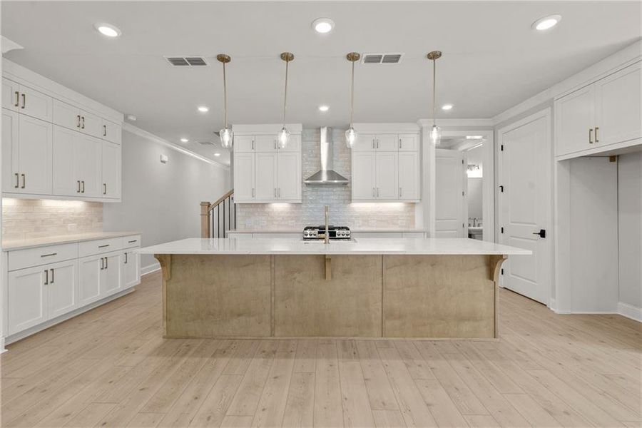 Furnished interior view inside a new home in Waterside Townhomes, Peachtree Corners (Image 7).