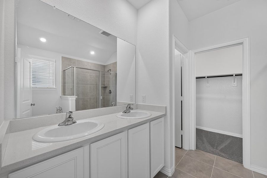 Furnished interior view inside a new home in Parks at Foster Crossing, Anna (Image 11).