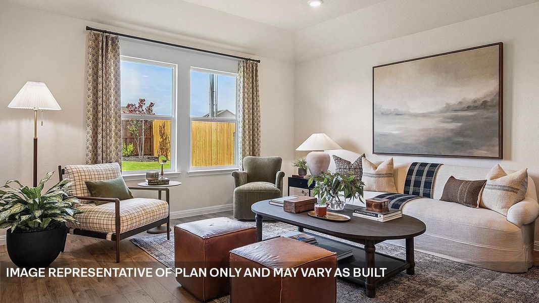 Furnished interior view inside a new home in Thunder Rock, Marble Falls (Image 16).