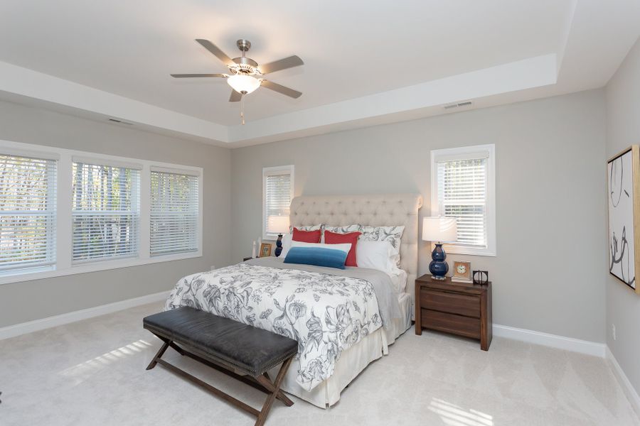 Representative furnished interior of a home built from the Statesville by Caruso Homes in Sauls Landing, Zebulon (Image 57). Representative furnished interior of a home built from the Statesville by Caruso Homes in Sauls Landing, Zebulon (Image 57).