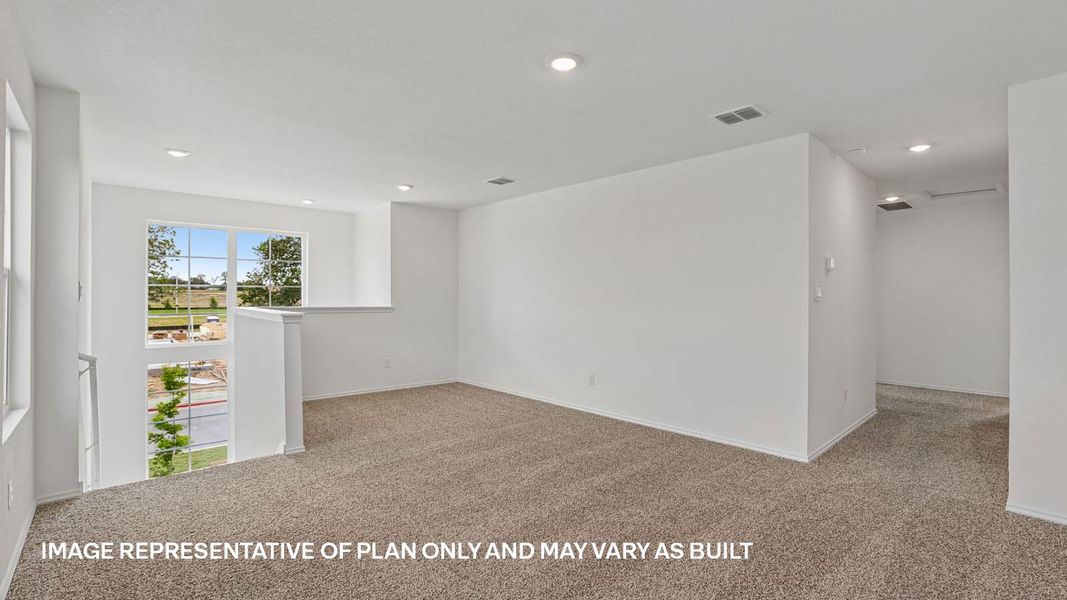 Representative unfurnished interior of a home built from the The Kendall by D.R. Horton in Valverde, Bastrop (Image 32).