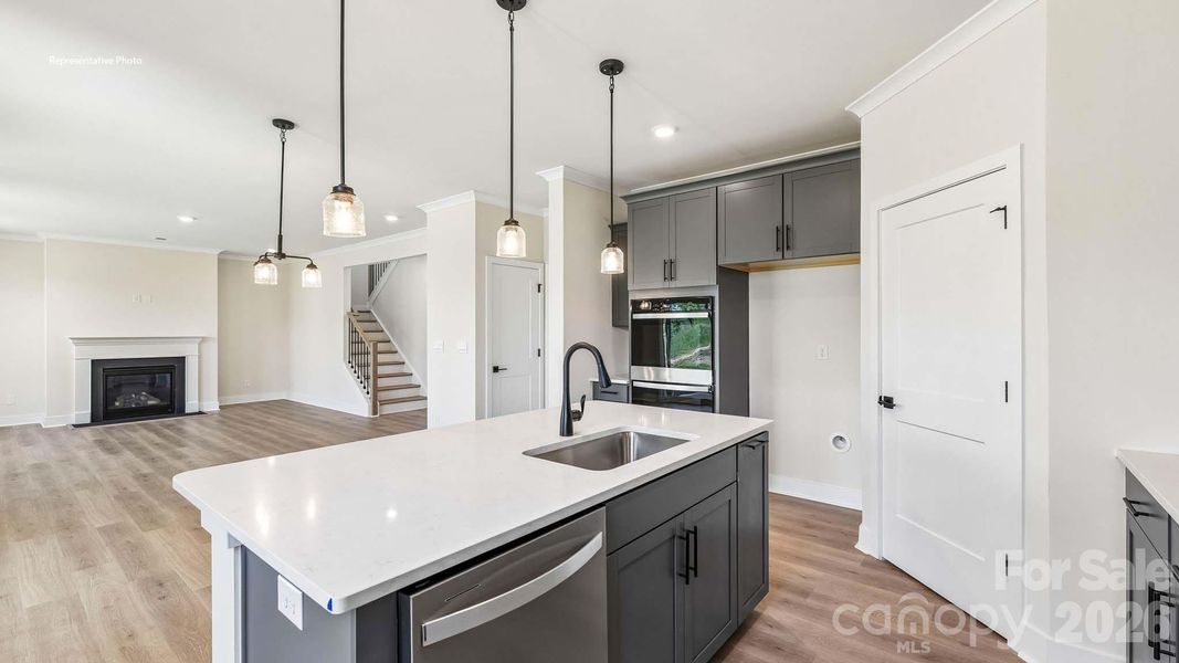 Furnished interior view inside a new home in Avalon of Gastonia, Gastonia (Image 6).