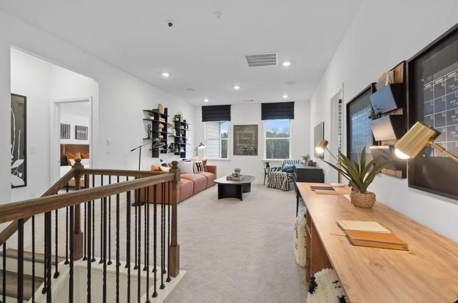 Furnished interior view inside a new home in Bailey Fence, Dacula (Image 8).