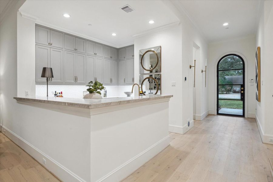 Furnished interior view inside a new home in , Houston (Image 8).