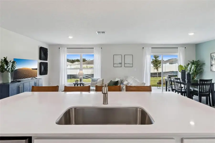 Furnished interior view inside a new home in Magnolia Pointe, Umatilla (Image 31).