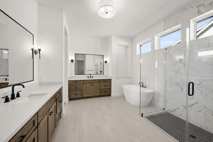 The Gabriella D Primary Suite Bathroom The Gabriella D Primary Suite Bathroom