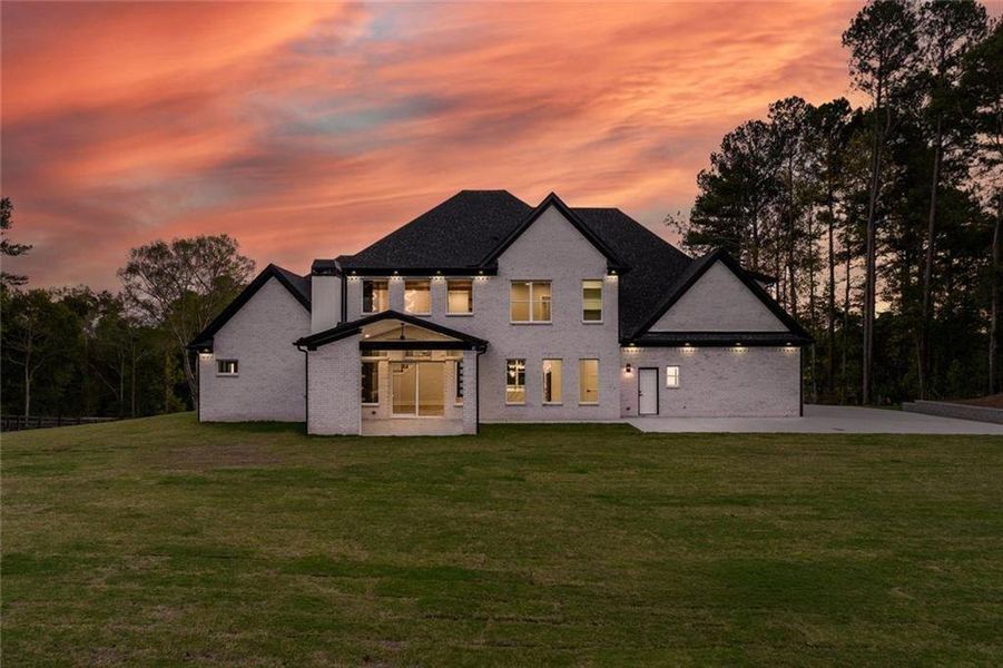Front exterior of a new home in , Loganville, GA, highlighting curb appeal (Image 39).