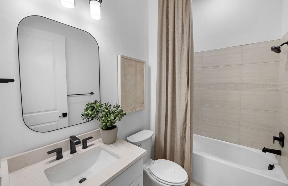 Modern bathroom finishes in vibrant active adult homes Modern bathroom finishes in vibrant active adult homes