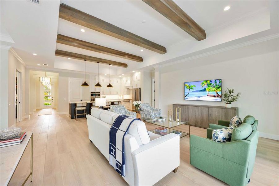 Furnished interior view inside a new home in Gran Place, Venice (Image 13).