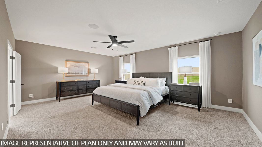 Furnished interior view inside a new home in Sunterra Lakes, Brookshire (Image 13).