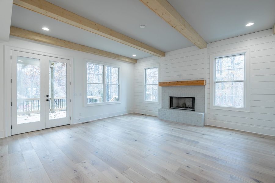 Representative unfurnished interior of a home built from the Carolina B by Riverstone Construction, LLC in River Gorge Ranch, River Gorge Ranch (Image 23).