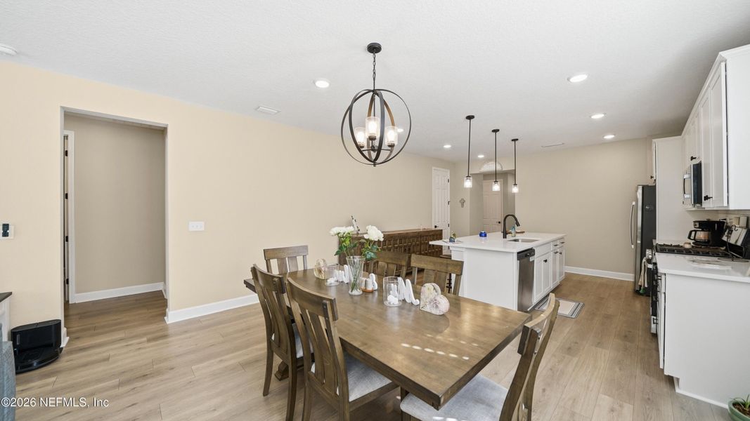 Furnished interior view inside a new home in Tributary, Yulee (Image 29).