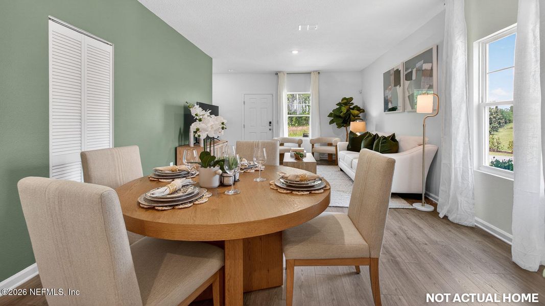 Furnished interior view inside a new home in Liberty Cove, Yulee (Image 8).