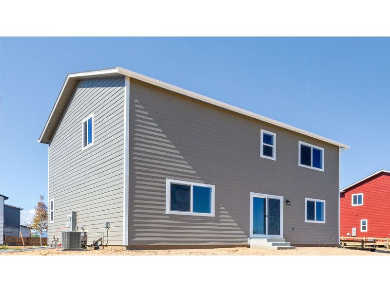 Exterior details and patio area of a home in Granary, Johnstown (Image 3).