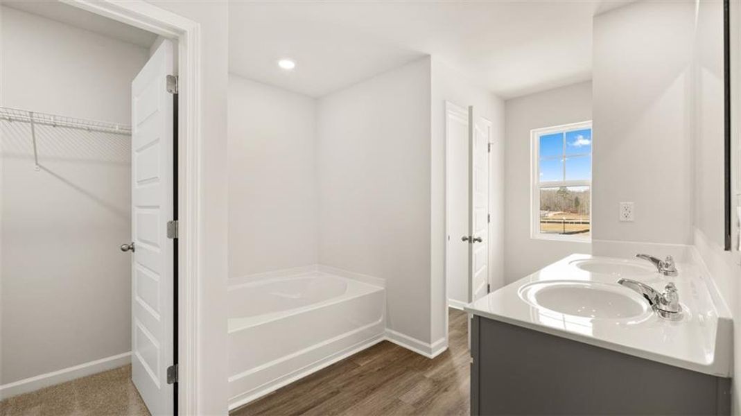 Furnished interior view inside a new home in Echo Glen, Stockbridge (Image 35).