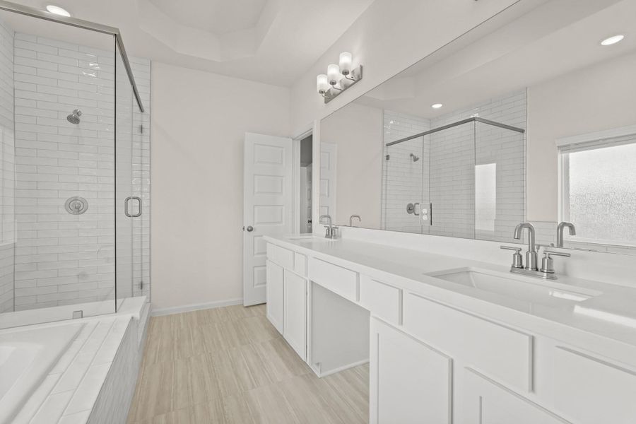 Relaxing primary bath (*Photo not of actual home and used for illustration purposes only.)