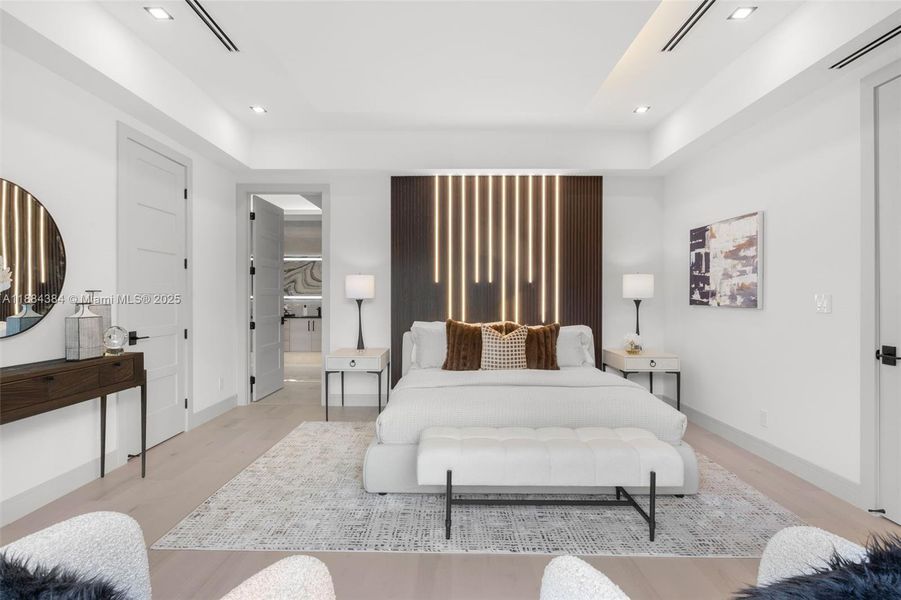 Furnished interior view inside a new home in , Delray Beach (Image 19).