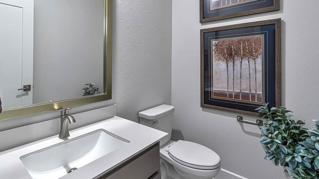 Furnished interior view inside a new home in Avalon at Cypress, Cypress (Image 43).