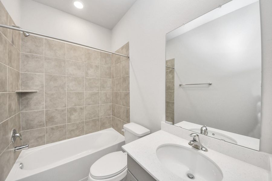 Furnished interior view inside a new home in Montgomery Ridge: Founders Collection, Montgomery (Image 10). Furnished interior view inside a new home in Montgomery Ridge: Founders Collection, Montgomery (Image 10).