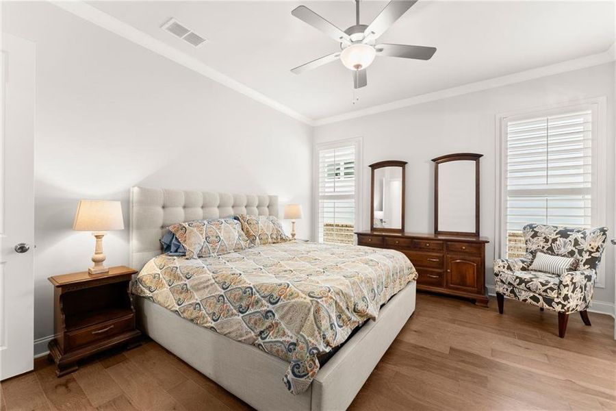 Furnished interior view inside a new home in Promenade at Sawnee Village, Cumming (Image 33).