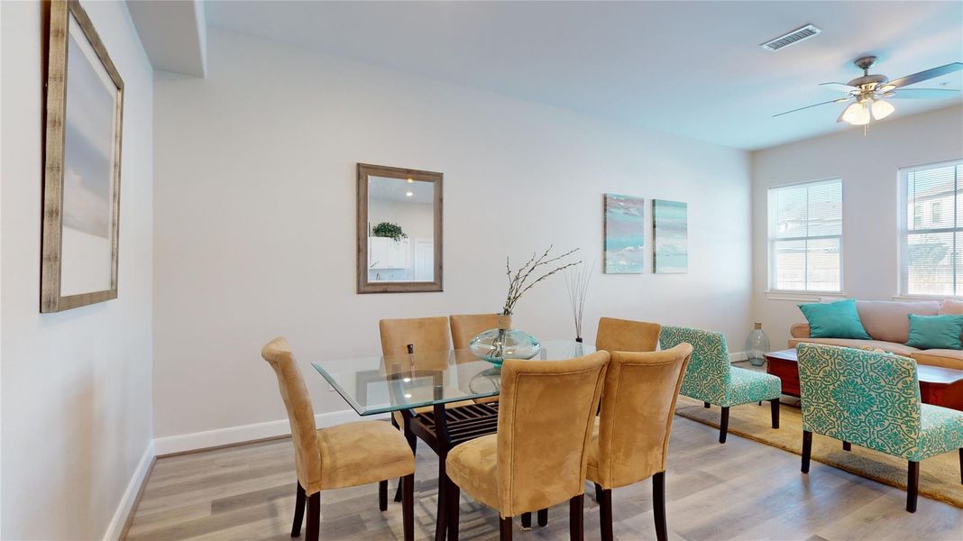 Furnished interior view inside a new home in , The Woodlands (Image 3).