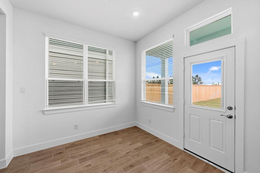 Spacious, unfurnished interior of a new home in Bridgeland, Cypress (Image 13).