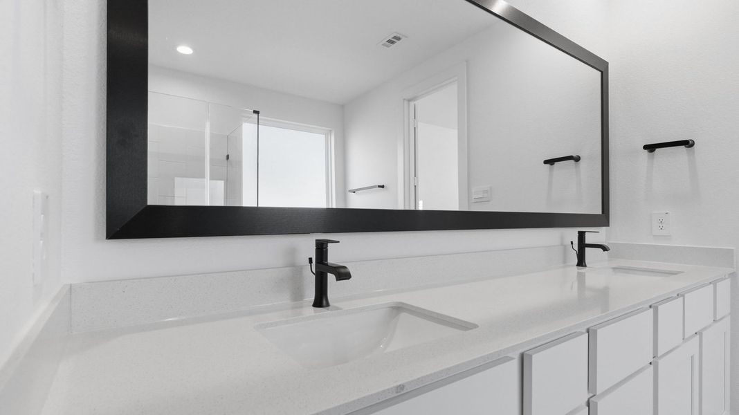 Furnished interior view inside a new home in Westland Ranch 50' Homesites, League City (Image 10).