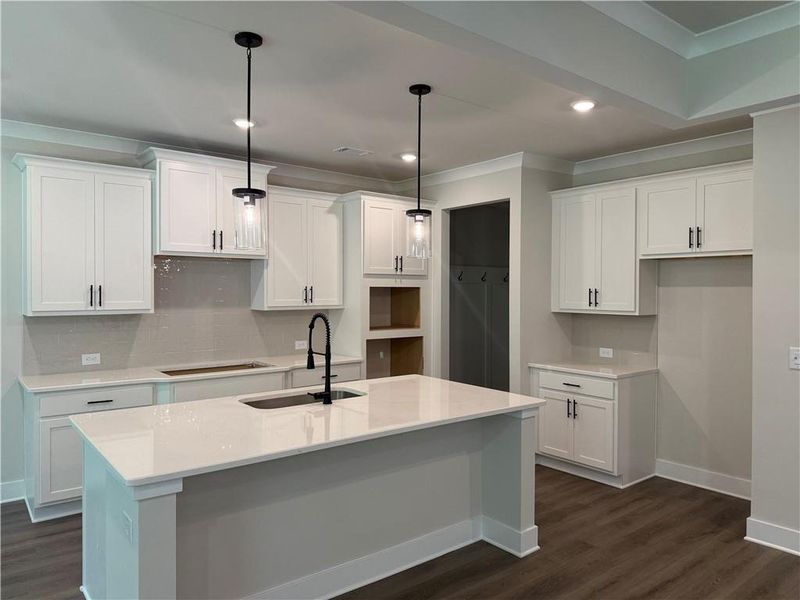 Furnished interior view inside a new home in Rosewood Lake Estates, Hoschton (Image 10).