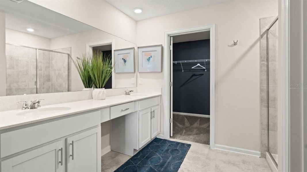 Furnished interior view inside a new home in Knightsbridge, Kissimmee (Image 13). Furnished interior view inside a new home in Knightsbridge, Kissimmee (Image 13).