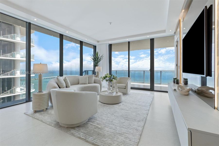 Furnished interior view inside a new home in , Miami (Image 28). Furnished interior view inside a new home in , Miami (Image 28).