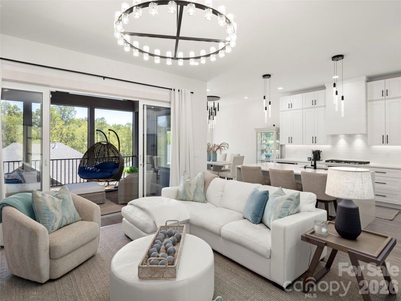 Furnished interior view inside a new home in , Arden (Image 11). Furnished interior view inside a new home in , Arden (Image 11).
