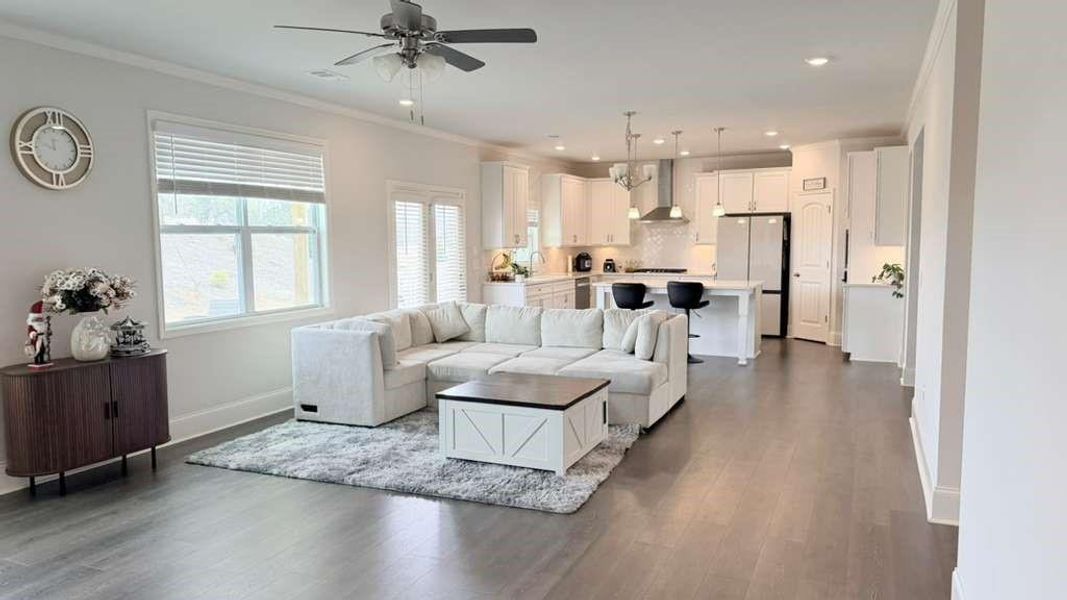 Furnished interior view inside a new home in , Cumming (Image 29).