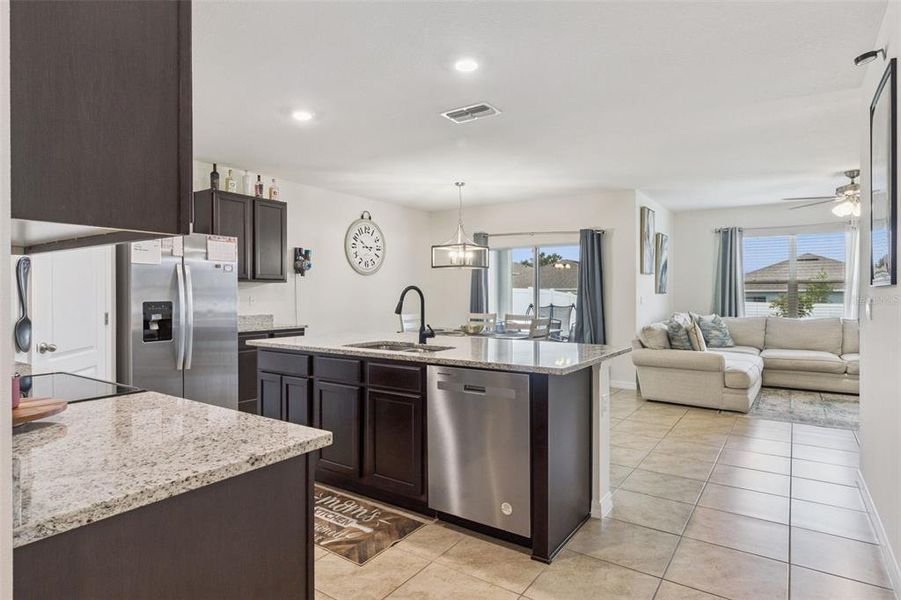 Furnished interior view inside a new home in Wind Meadows South, Bartow (Image 8).