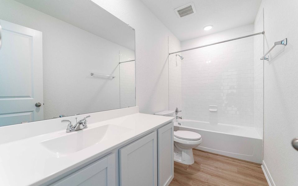 Furnished interior view inside a new home in Katzer Ranch, Converse (Image 9).
