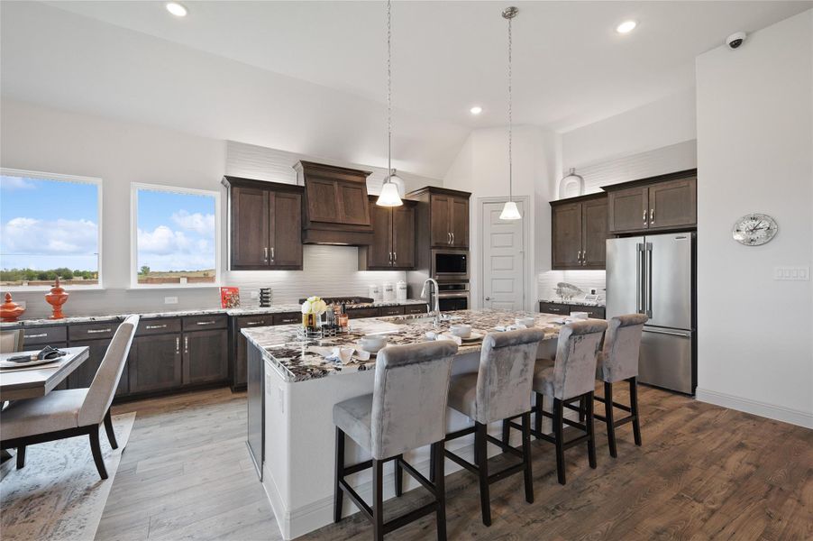 Model home photos of similar floorplans, not pictures of actual home.