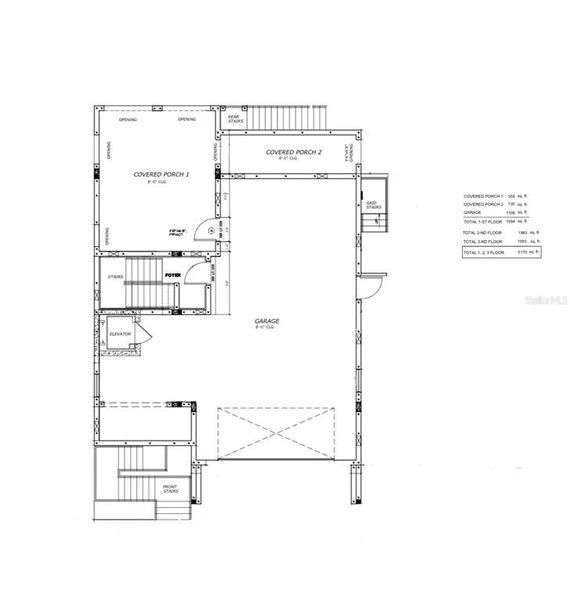 2D floor plan layout of this home in , St. Petersburg, FL (Image 3).