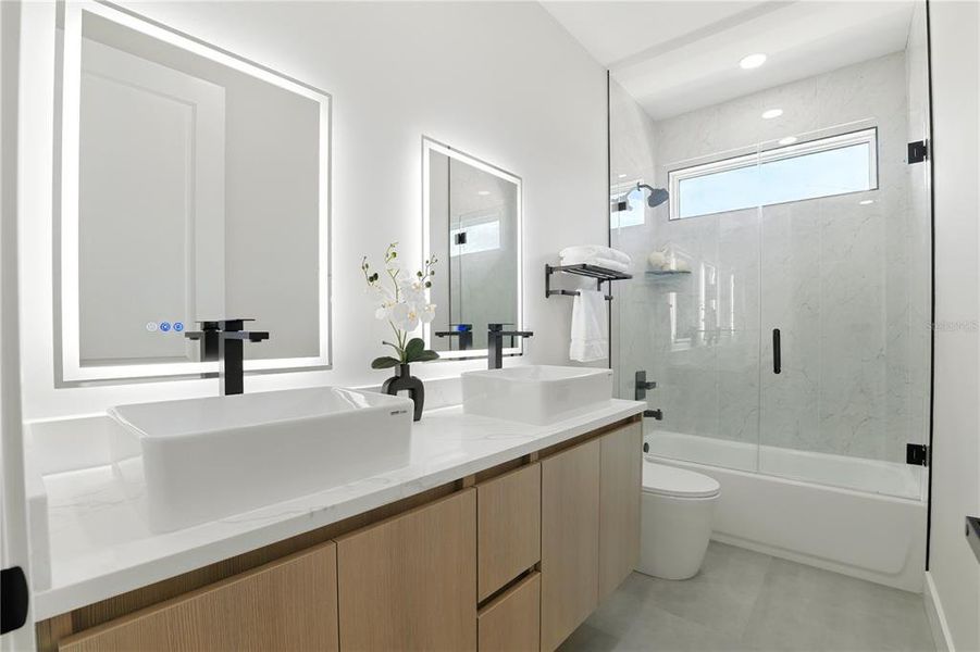 Furnished interior view inside a new home in , Tampa (Image 22). Furnished interior view inside a new home in , Tampa (Image 22).