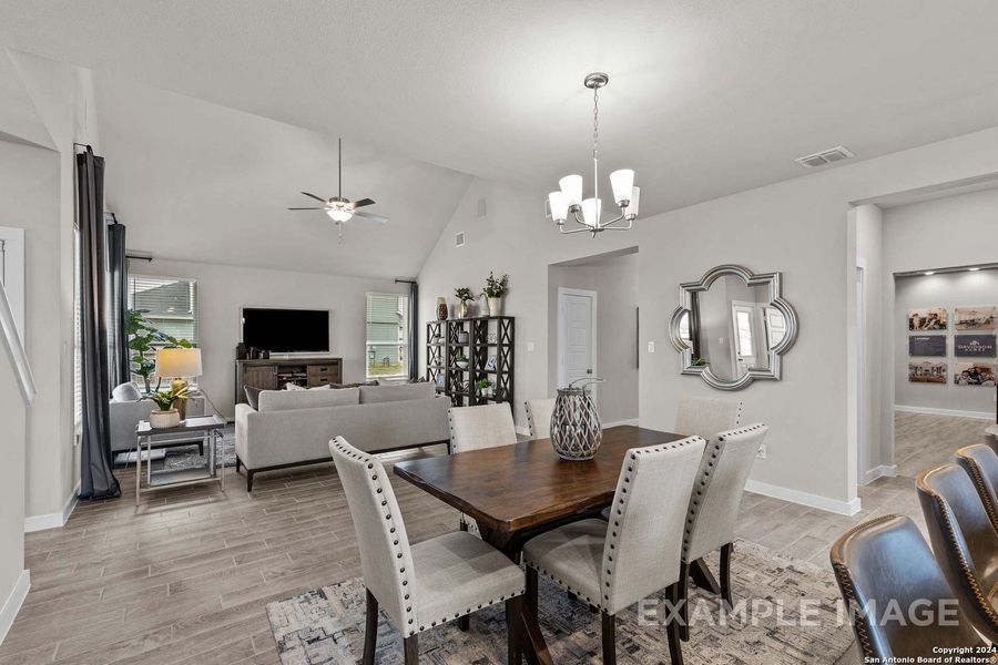 Furnished interior view inside a new home in Hannah Heights, Seguin (Image 13).