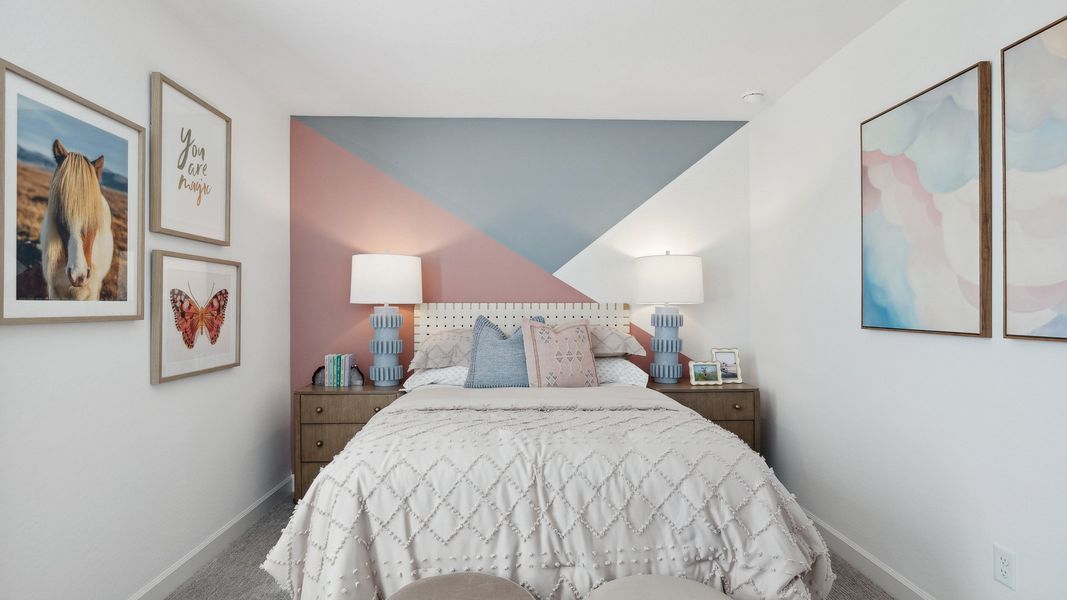 Furnished interior view inside a new home in The Buttes at Mystic, Peoria (Image 30).
