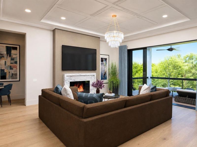 Furnished interior view inside a new home in , St. Petersburg (Image 13).