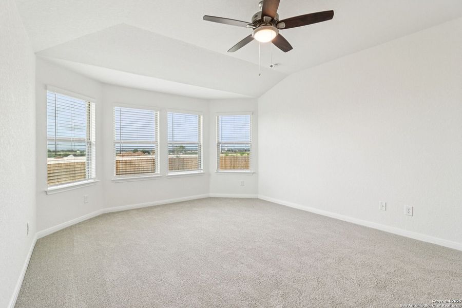 Spacious, unfurnished interior of a new home in Legendary Trails - Classic Series, Cibolo (Image 33).